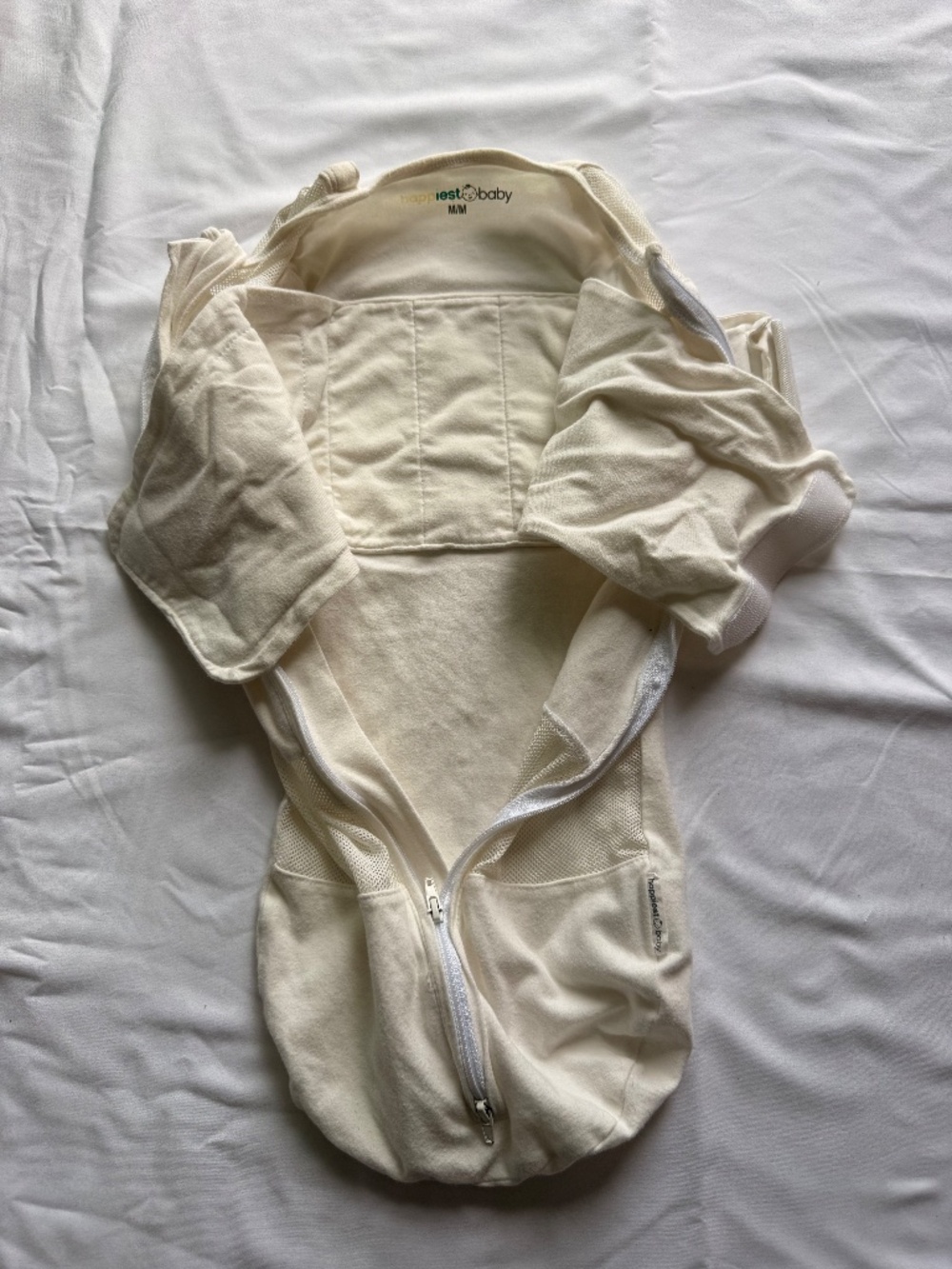 Happiest Baby SNOO Sleep Sack Medium Ivory 12-18 lbs - Picture 2 of 3